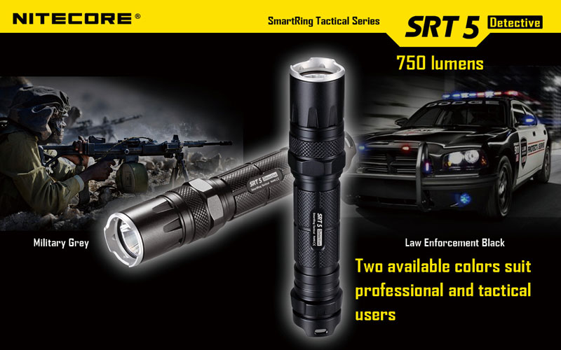 SRT5 lampe torche tactique