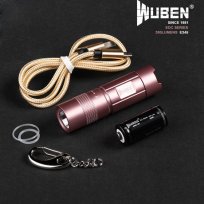 WUBEN E345 300 Lumens EDC lampe torche rose