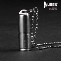 WUBEN G340 130 Lumens lampe torche acier inoxydable