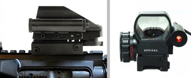 HDR33B Visée point rouge et laser