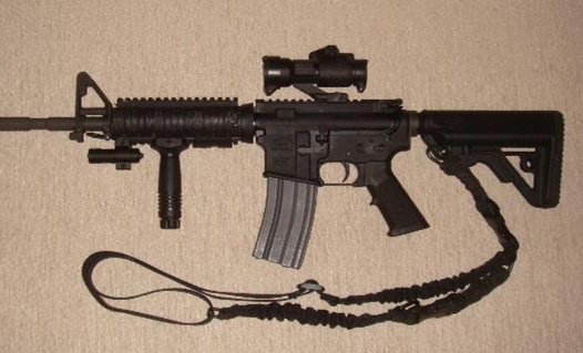 AR-15 viseur point rouge