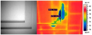 Image caméra thermique