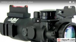 4x32mm Lunette de tir visée prisme optique
