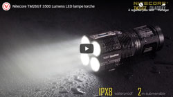 Nitecore TM26GT 3500 Lumens LED lampe torche
