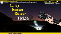 Nitecore TM36 1800 Lumens lampe torche longue portée
