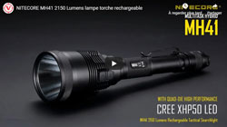 NITECORE MH41 2150 Lumens lampe torche rechargeable