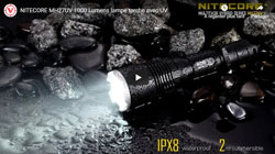 NITECORE MH27UV 1000 Lumens lampe torche avec UV