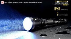NITECORE MH40GT 1000 Lumens lampe torche 803m