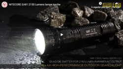 NITECORE EA81 2150 Lumens lampe torche