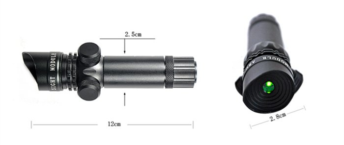 LASER vert 5 MW, double faisceau, laser vert et violet Viseur laser  pointeur laser tactique pour canon - Chine Viseur laser et lumière d'arme  prix