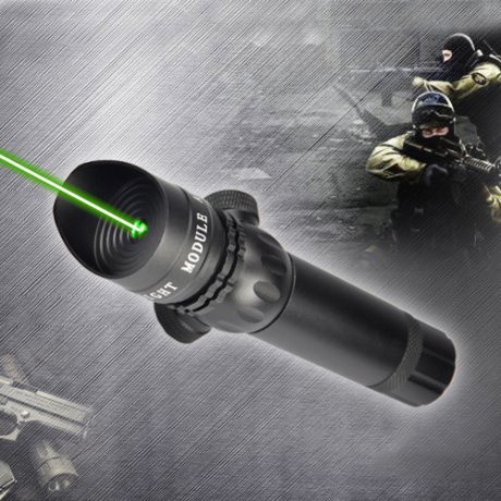 laser arme de poing couleur vert pour 25mm