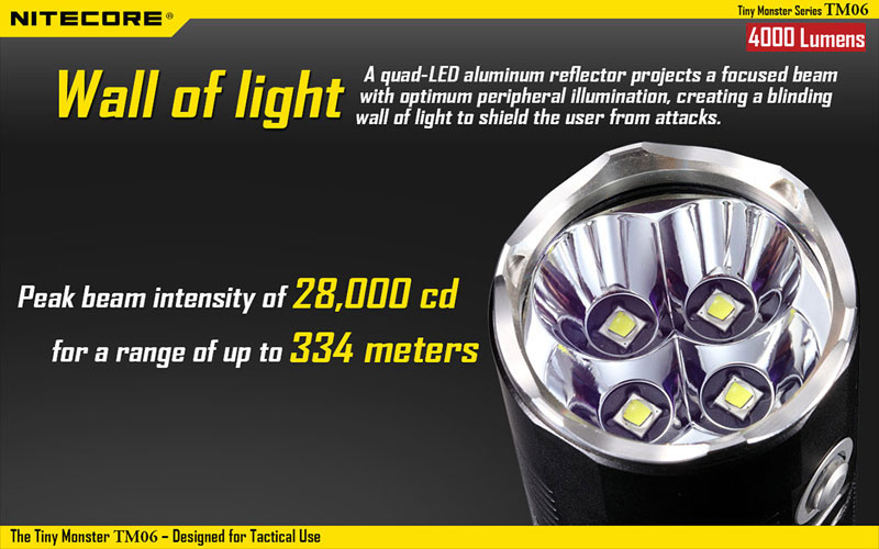 TM06 4000 lumens élevé lampe