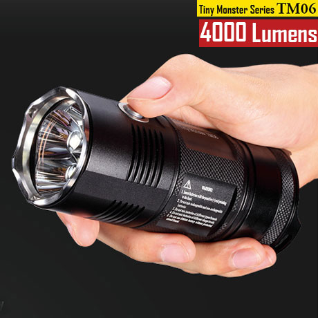 TM06 4000 Lumens élevé lampe torche Nitecore Tiny Monster