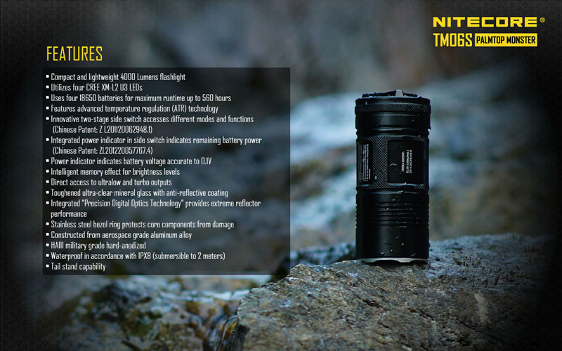 Nitecore TM06S lampe