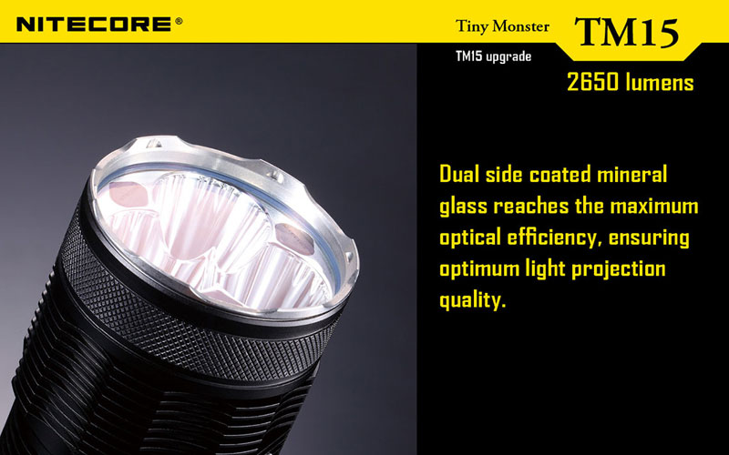 Nitecore 2650 lumens lampe