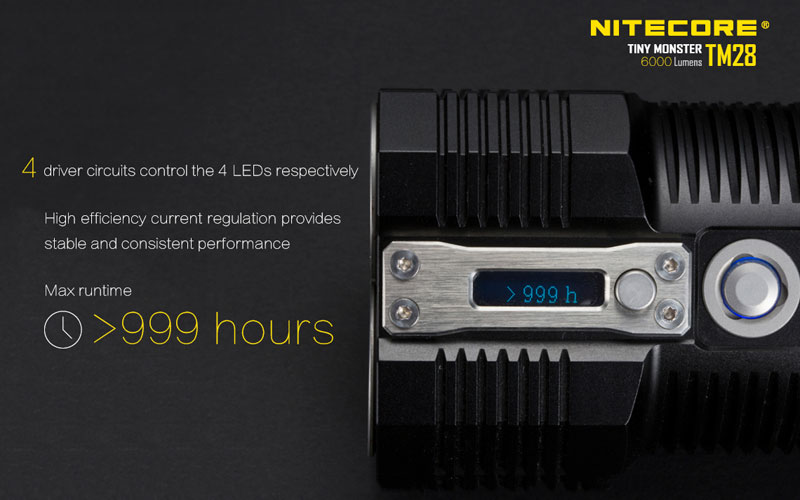 Nitecore OLED lampe