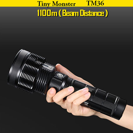 TM36 1800 Lumens lampe torche longue portée 1100m Nitecore