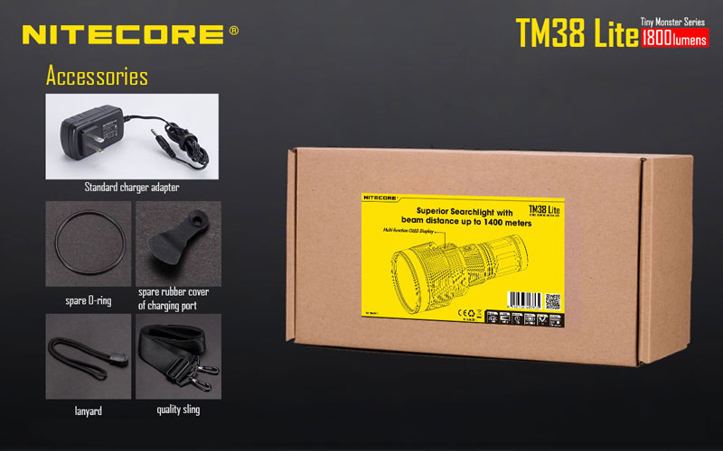 Nitecore TM38 Lite lampe