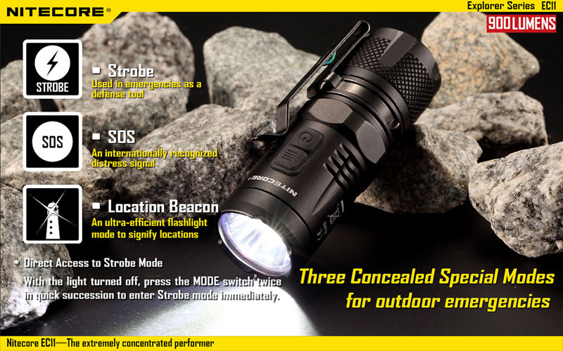 900 lumens lampe torche