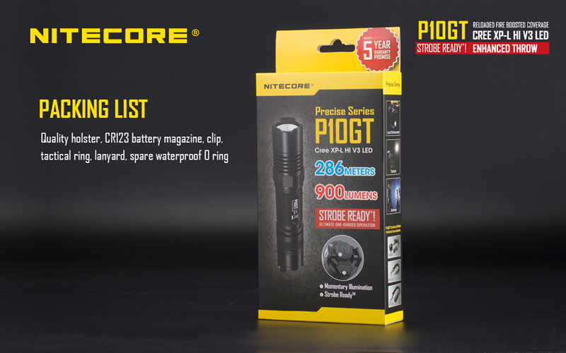 Nitecore P10GT lampe