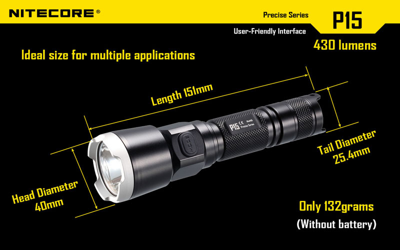 Nitecore P15 lampe