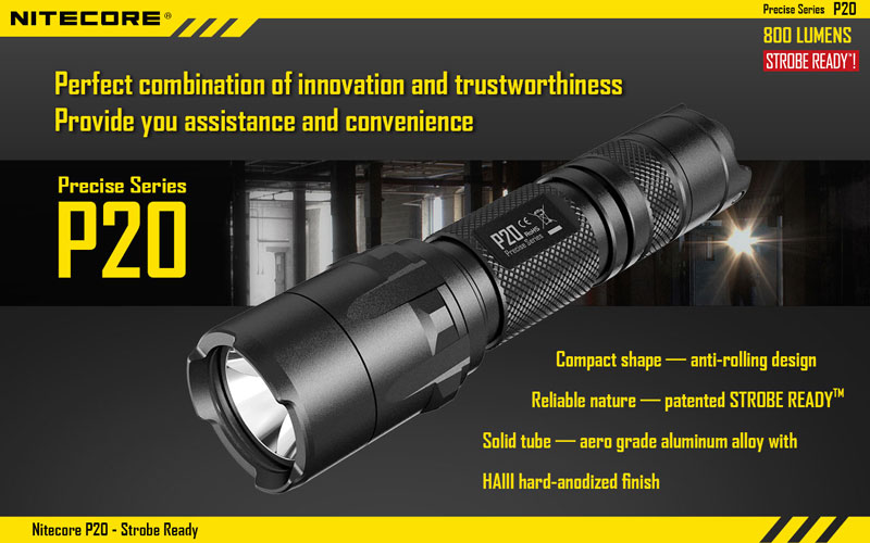 Nitecore P20 lampe torche