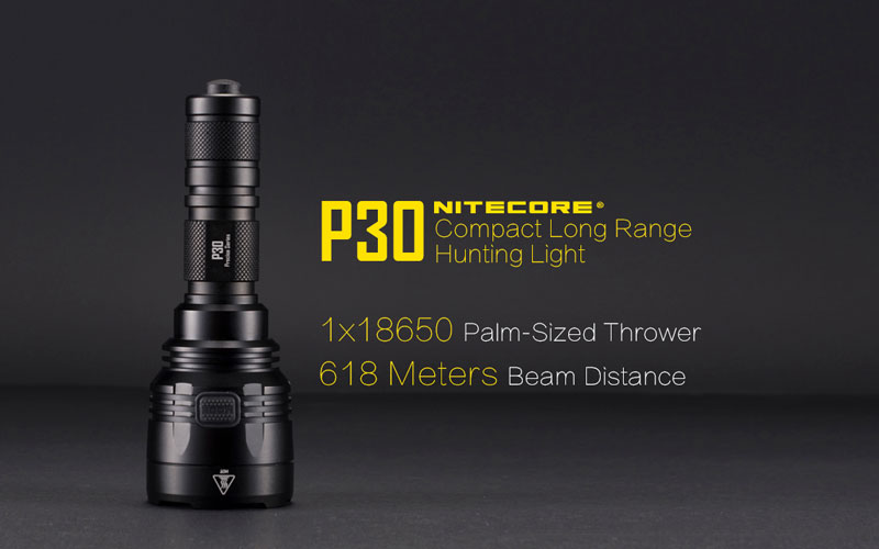 P30 1000 Lumens LED lampe torche longue portée 618m Nitecore