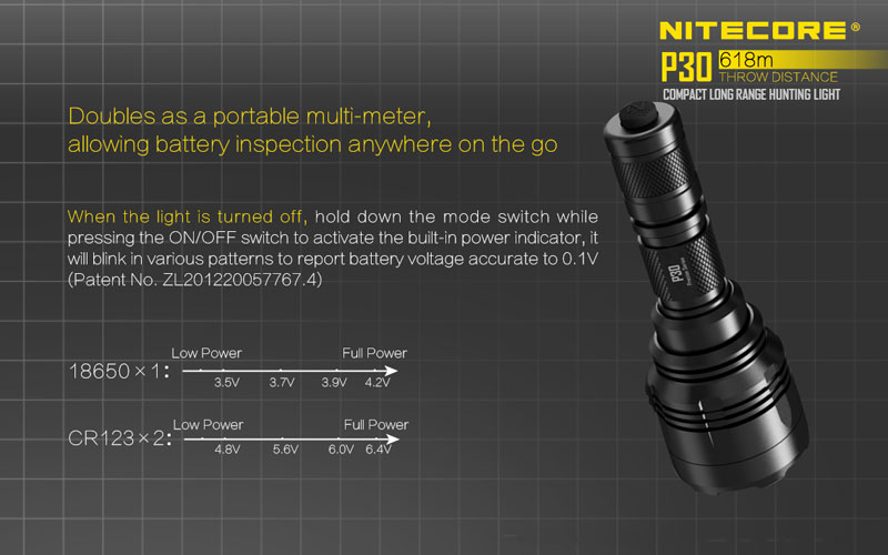 P30 1000 lumens lampe