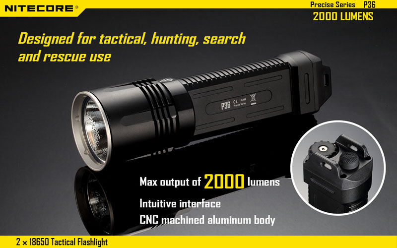 2000 lumens lampe torche