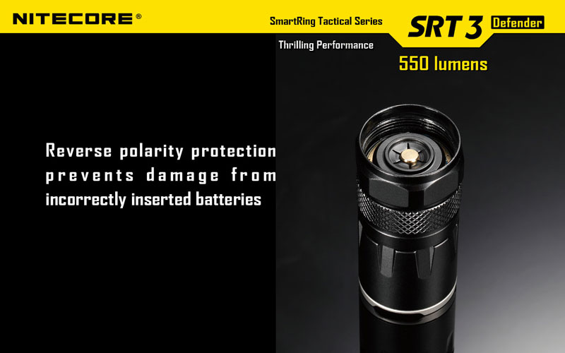 Nitecore 550 lumens lampe torche