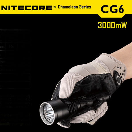 NITECORE CG6 440 Lumens lampe torche lumière verte