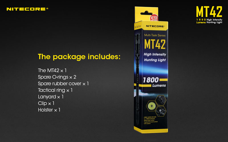 Nitecore MT42 lampe