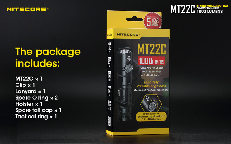Nitecore MT22C lampe