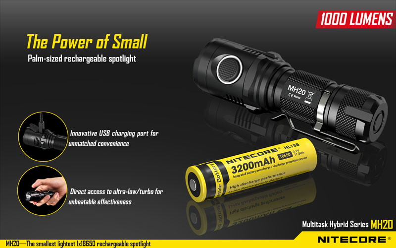 Nitecore MH20 lampe torche