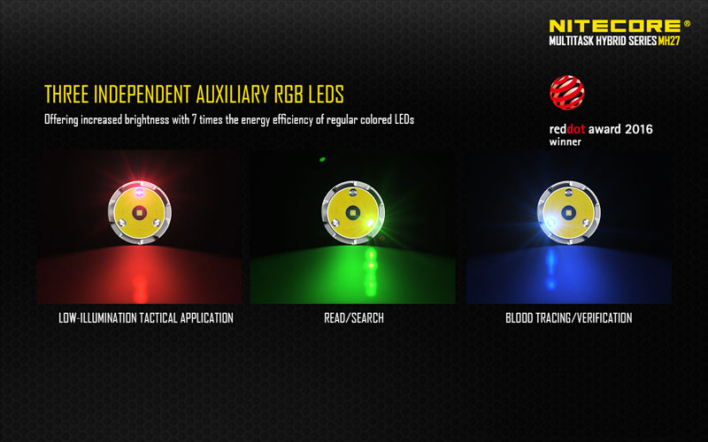 lampe torche avec RGB LEDs