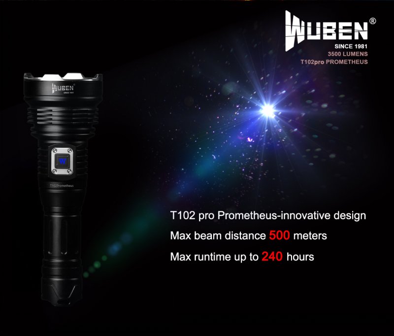 3500 Lumens lampe torche