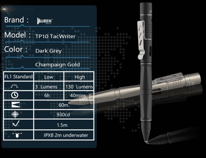 WUBEN TP10 lampe stylo