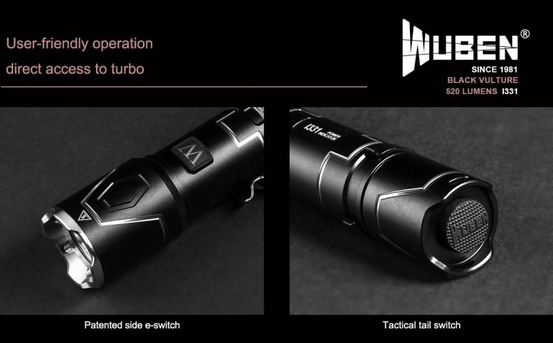 520 lumens lampe torche