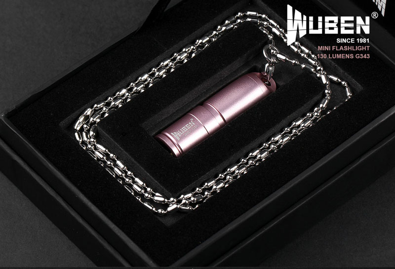 mini lampe de poche collier