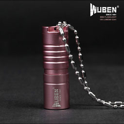 WUBEN G341 130 Lumens mini lampe torche collier rose