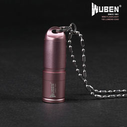 WUBEN G343 130 Lumens mini lampe de poche collier rose